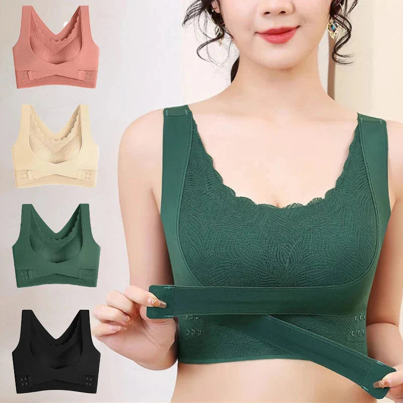 Breast Support Adjustable Side Buckle Push Up Bra Buy 1 Get 1 Free